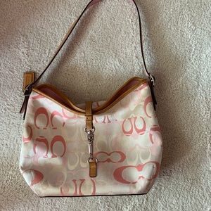 Chic Pink Coach Purse